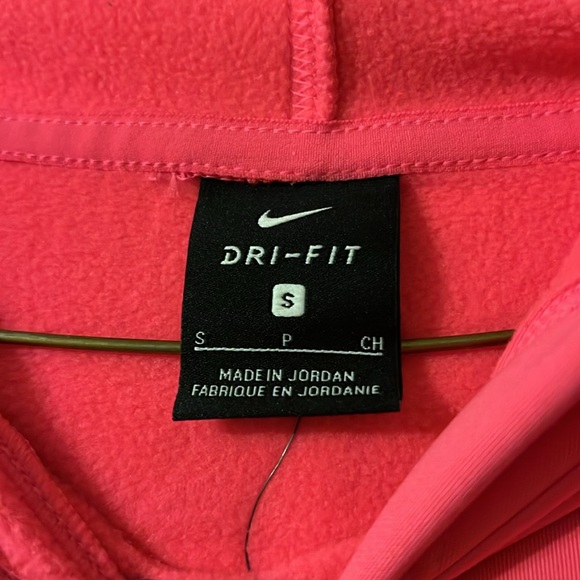 NIKE Neon Pink SMALL Oversized Fleece Hoodie - Picture 2 of 4